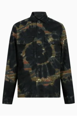 All Saints AllSaints Dockweiler Brown Long Sleeve Shirt 13 All Saints AllSaints Dockweiler Brown Long Sleeve Shirt -ALLSAINTS Sales unnamed file 2153