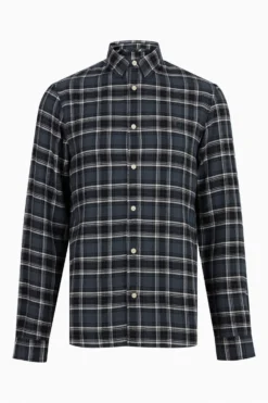 All Saints AllSaints Mettah Grey Long Sleeve Shirt -ALLSAINTS Sales unnamed file 2172 scaled