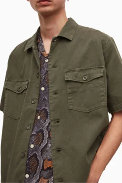 All Saints AllSaints Green Spotter Shirt -ALLSAINTS Sales unnamed file 2184 scaled
