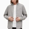 All Saints AllSaints Grey Haku Shirt -ALLSAINTS Sales unnamed file 2188 scaled