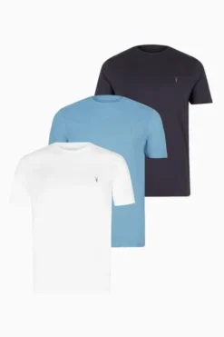 All Saints AllSaints Blue Brace Short Sleeve Crew T-Shirts 3 Pk -ALLSAINTS Sales unnamed file 219