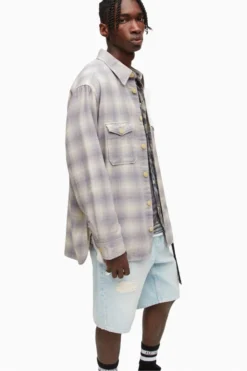 All Saints AllSaints Purple Shasta Long Sleeve Shirt -ALLSAINTS Sales unnamed file 2203 scaled