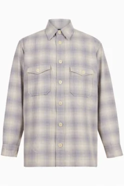 All Saints AllSaints Purple Shasta Long Sleeve Shirt -ALLSAINTS Sales unnamed file 2204 scaled