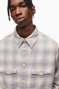 All Saints AllSaints Purple Shasta Long Sleeve Shirt -ALLSAINTS Sales unnamed file 2205 scaled