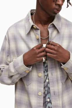 All Saints AllSaints Purple Shasta Long Sleeve Shirt -ALLSAINTS Sales unnamed file 2206 scaled