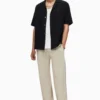 All Saints AllSaints Black Mattole Short-Sleeved Shirt -ALLSAINTS Sales unnamed file 2208 scaled