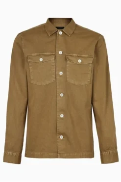 All Saints AllSaints Mocha Brown Spotter LS Shirt -ALLSAINTS Sales unnamed file 2233