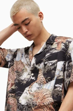 All Saints AllSaints Sumerian Black Shirt -ALLSAINTS Sales unnamed file 2237 scaled