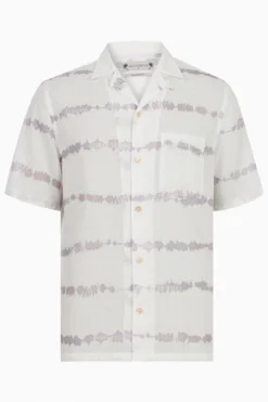 All Saints AllSaints White Swell Short-Sleeved Shirt -ALLSAINTS Sales unnamed file 2253 scaled