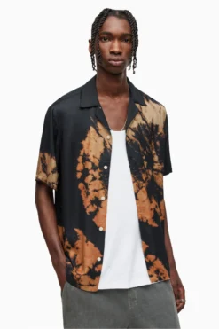 All Saints AllSaints Silverlake Black Shirt