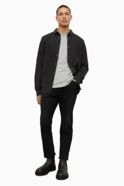 All Saints AllSaints Gleason Long Sleeve Black Shirt -ALLSAINTS Sales unnamed file 2265 scaled