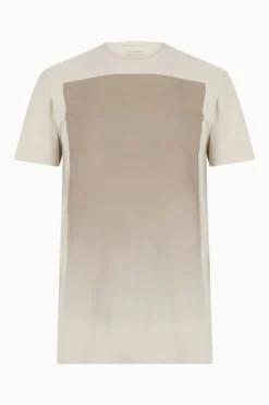 All Saints AllSaints Brown Lobke Gradient Short-Sleeve Crew T-Shirt -ALLSAINTS Sales unnamed file 228