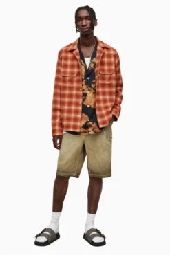 All Saints Orange Jacinto Long-Sleeved Shirt -ALLSAINTS Sales unnamed file 2293 scaled