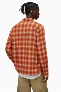 All Saints Orange Jacinto Long-Sleeved Shirt -ALLSAINTS Sales unnamed file 2294 scaled
