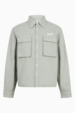 All Saints AllSaints Green Stockton Shirt -ALLSAINTS Sales unnamed file 2316 scaled