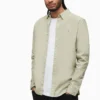 All Saints AllSaints Green Hawthorne Long Sleeve Shirt -ALLSAINTS Sales unnamed file 2318 scaled