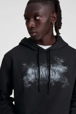 All Saints AllSaints Black Shadow Stamp Logo Hoodie -ALLSAINTS Sales unnamed file 2332 scaled