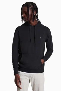 All Saints AllSaints Black Brace Hoodie
