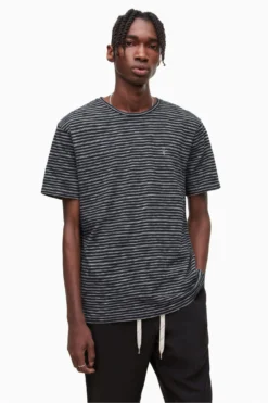 All Saints AllSaints Blue Igor Short Sleeve Crew T-Shirt