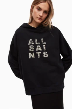 All Saints AllSaints Black Adopto Jen Hoodie