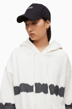 All Saints AllSaints Rihan White TYStripe Hoodie -ALLSAINTS Sales unnamed file 2402 scaled