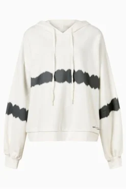 All Saints AllSaints Rihan White TYStripe Hoodie -ALLSAINTS Sales unnamed file 2405