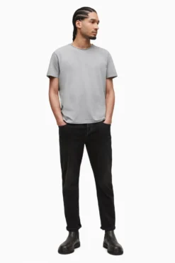All Saints AllSaints Grey Bodega Short Sleeve Crew T-Shirt -ALLSAINTS Sales unnamed file 244 scaled