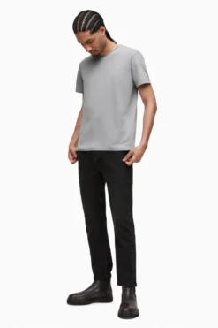All Saints AllSaints Grey Bodega Short Sleeve Crew T-Shirt -ALLSAINTS Sales unnamed file 245 scaled