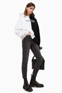 All Saints AllSaints Black Split Date Block Hoodie -ALLSAINTS Sales unnamed file 2453 scaled