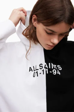 All Saints AllSaints Black Split Date Block Hoodie -ALLSAINTS Sales unnamed file 2454 scaled