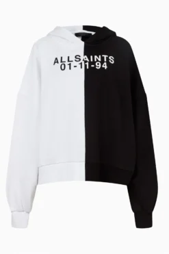 All Saints AllSaints Black Split Date Block Hoodie -ALLSAINTS Sales unnamed file 2455 scaled