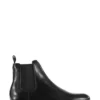 All Saints AllSaints Harley Black Chelsea Satin Leather Boots