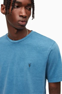 All Saints AllSaints Blue Ossage Short Sleeve Crew T-Shirt -ALLSAINTS Sales unnamed file 26 scaled