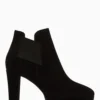 All Saints AllSaints Black Sarris Suede Boots