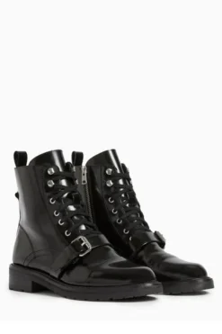 All Saints AllSaints Black Donita Ankle Boots -ALLSAINTS Sales unnamed file 2613