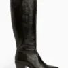 All Saints AllSaints Cohen Black Knee High Boots -ALLSAINTS Sales unnamed file 2639 scaled