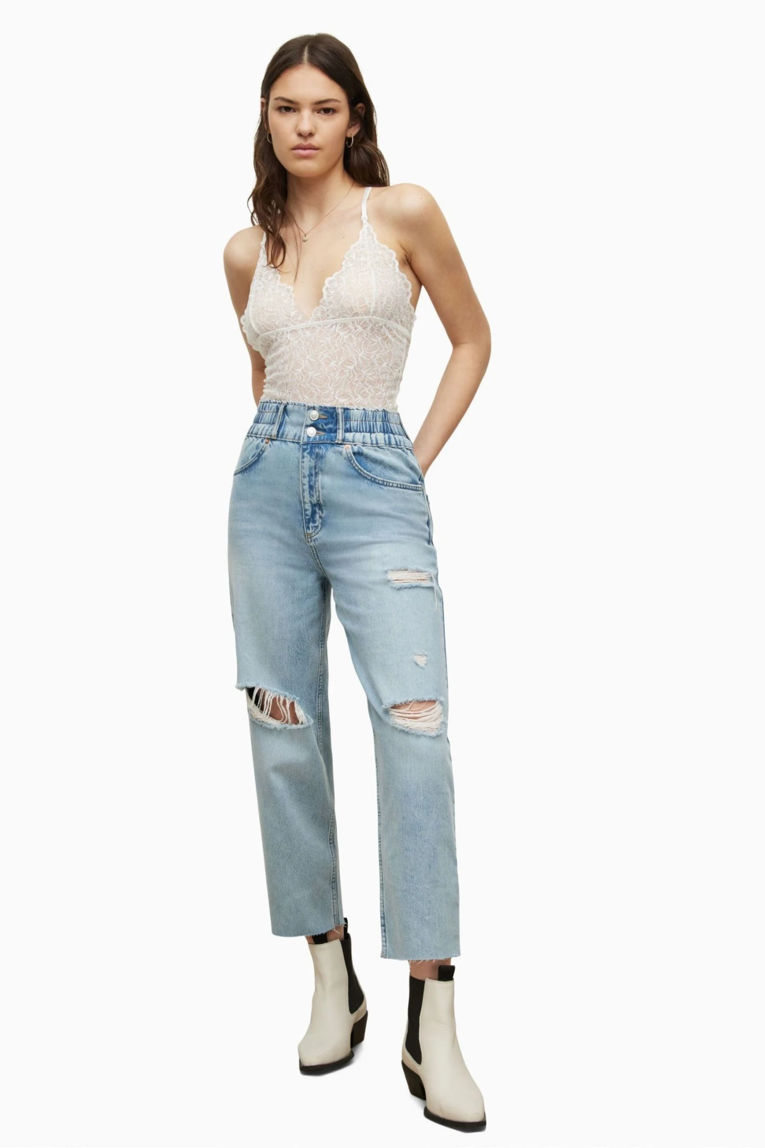 All Saints AllSaints Blue Hailey Jeans 2 All Saints AllSaints Blue Hailey Jeans