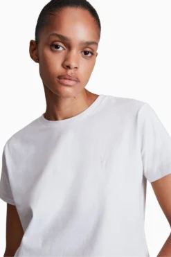 All Saints AllSaints White Grace T-Shirt -ALLSAINTS Sales unnamed file 271 scaled