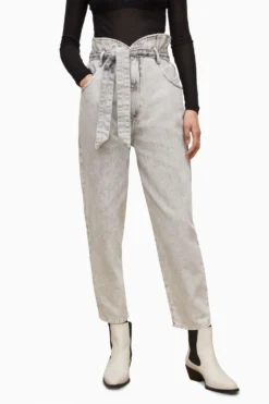 All Saints AllSaints Grey Sammy Paperbag Relaxed Fit Jeans 4 All Saints AllSaints Grey Sammy Paperbag Relaxed Fit Jeans -ALLSAINTS Sales unnamed file 2724 scaled