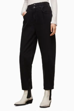 All Saints AllSaints Womens Black Hailey Cropped Jeans -ALLSAINTS Sales unnamed file 2731 scaled