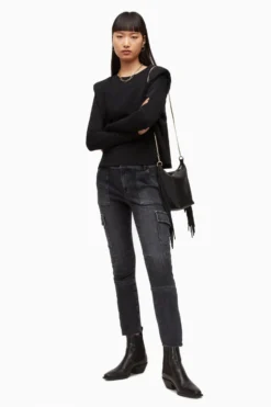 All Saints AllSaints Duran Black Skinny Cargo Jeans 4 All Saints AllSaints Duran Black Skinny Cargo Jeans -ALLSAINTS Sales unnamed file 2743 scaled