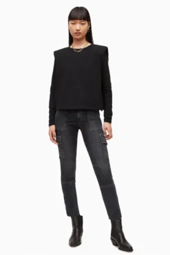 All Saints AllSaints Duran Black Skinny Cargo Jeans 5 All Saints AllSaints Duran Black Skinny Cargo Jeans -ALLSAINTS Sales unnamed file 2744 scaled