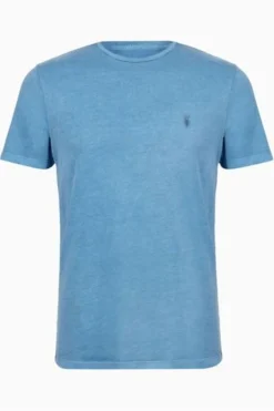 All Saints AllSaints Blue Ossage Short Sleeve Crew T-Shirt -ALLSAINTS Sales unnamed file 28