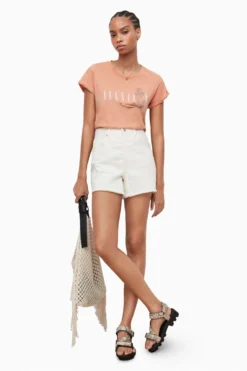 All Saints AllSaints Orange Arbor Anna T-Shirt -ALLSAINTS Sales unnamed file 281 scaled