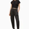 All Saints AllSaints Black Astarte Trousers