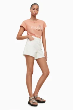 All Saints AllSaints Orange Arbor Anna T-Shirt -ALLSAINTS Sales unnamed file 283 scaled