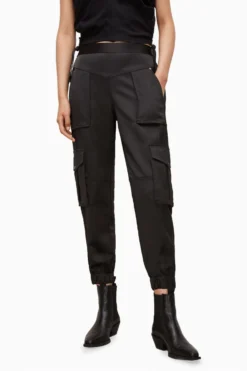 All Saints AllSaints Black Astarte Trousers -ALLSAINTS Sales unnamed file 2830 scaled