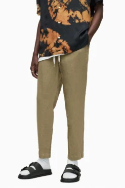 All Saints AllSaints Brown Porto Trousers -ALLSAINTS Sales unnamed file 2866 scaled