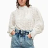 All Saints AllSaints White Luna Broderie Top -ALLSAINTS Sales unnamed file 2878 scaled