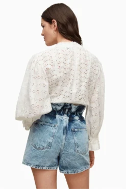 All Saints AllSaints White Luna Broderie Top 9 All Saints AllSaints White Luna Broderie Top -ALLSAINTS Sales unnamed file 2879 scaled